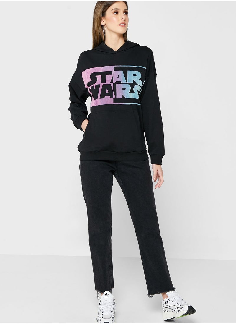 Logo Pocket Detail Hoodie