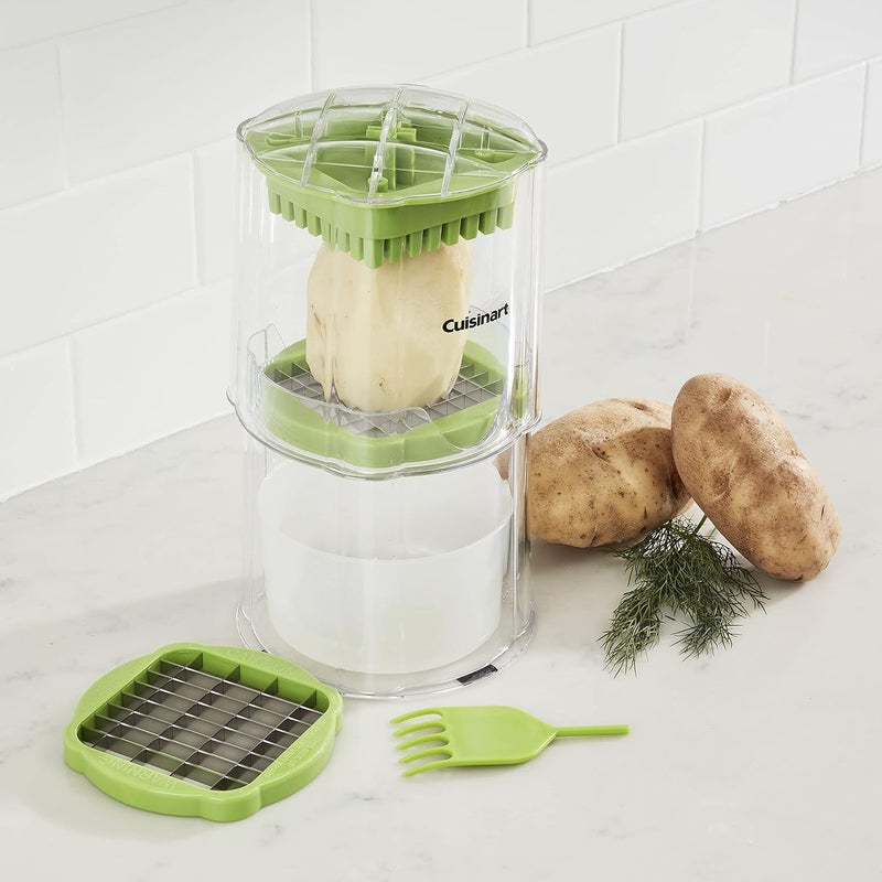 Cuisinart PrepExpress French Fry Cutter, Green & Clear - Image 3