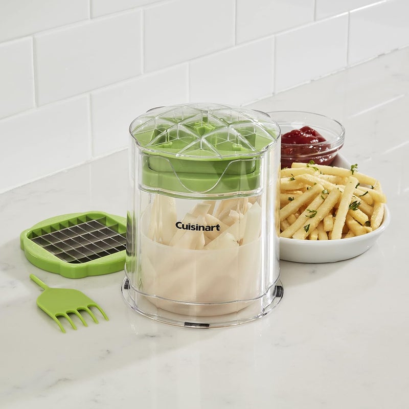 Cuisinart PrepExpress French Fry Cutter, Green & Clear - Image 4