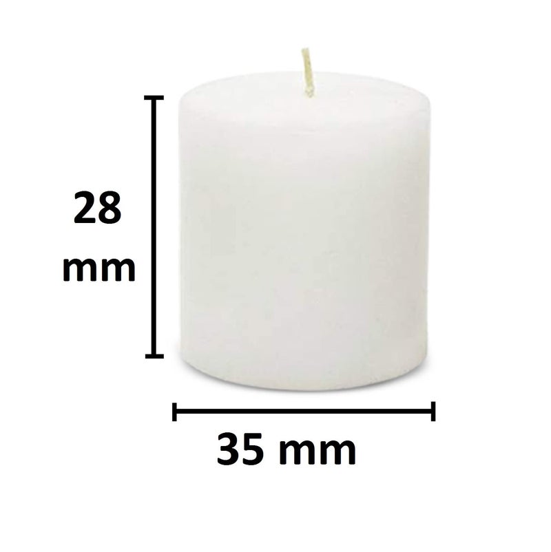 AURA DECOR AuraDecor Pack of 42 Unscented Votive Candles for Home Decor, Wedding Candles, 5 Hour Candle, Smokeless, No Dripless Candles - Image 4