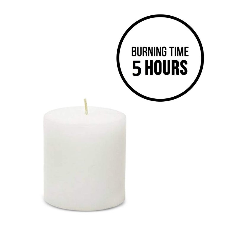 AURA DECOR AuraDecor Pack of 42 Unscented Votive Candles for Home Decor, Wedding Candles, 5 Hour Candle, Smokeless, No Dripless Candles - Image 5