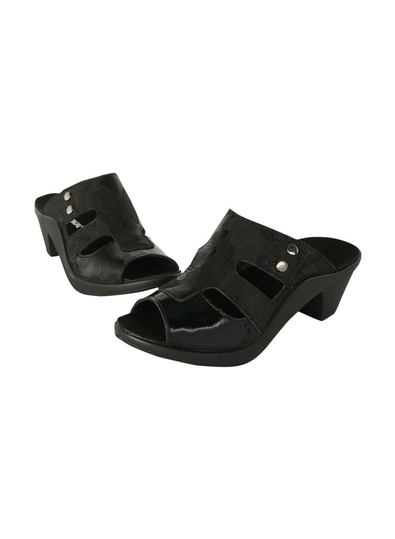 Romika Ladies Block Heel Sandals  Schwarz - Image 2
