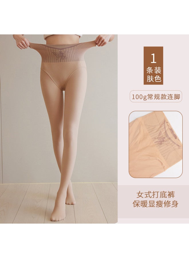 pincai Autumn And Winter Nude Feel Seamless Ultra Natural High Waist Invisible Leg Magic Women'S Tummy Control Warm Slimming Leggings And Tights - Image 2