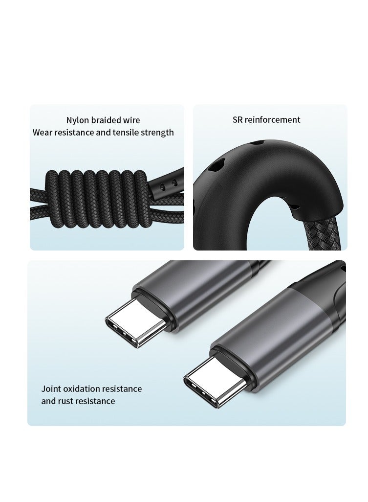 Yezler iPhone C to Lightning Cable 27W PD Fast Charge | MFi Certified Nylon Braided USB-C to Lightning Charger Cord | Quick Charging for iPhone 15/14/13/12 Pro Max, iPad, AirPods | Durable & Long-Lasting - Image 2