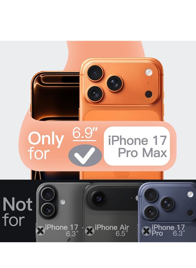 Houmt iPhone 17 Pro Max Case Soft Silicone Slim Thin Protective Phone Cover with Inner Microfiber Lining For iPhone 17 Pro Max 6.9-inch - Image 2