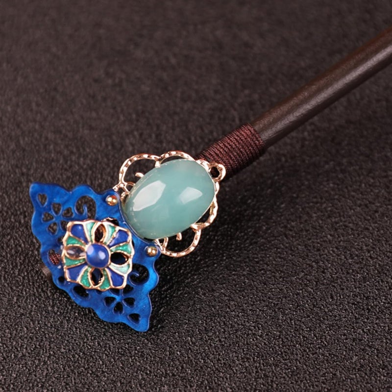 Wooden Hair Stick with Tassel Vintage Hanfu Hair Chopsticks for Women for Buns - Image 4
