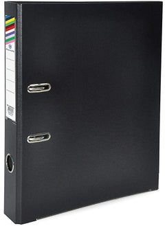 FIS FIS Pack of 24 Pieces Fixed Mechanism Box File Black/Silver  - Image 2
