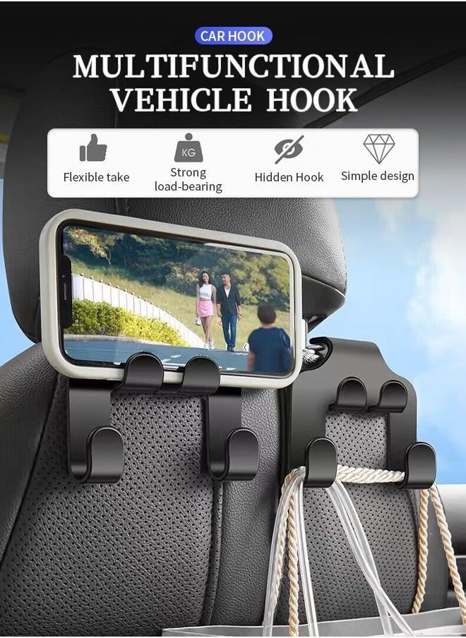 Generic Universal Auto Backseat Hanger, High Quality and Durable Car Seat Hooks for Grocery Bags and Coats, Space-Saving for Vehicles  - Image 2