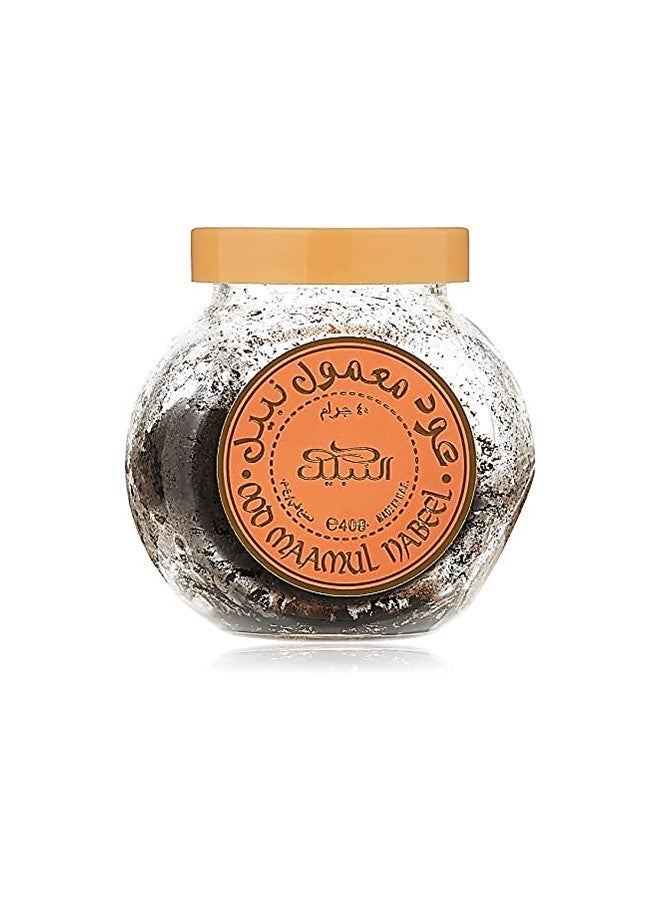 Nabeel Maamul Oudh Incense Bakhoor 40 GM Luxurious Arabian Oud Fragrance for a Rich & Long-Lasting Home Aroma - Image 4