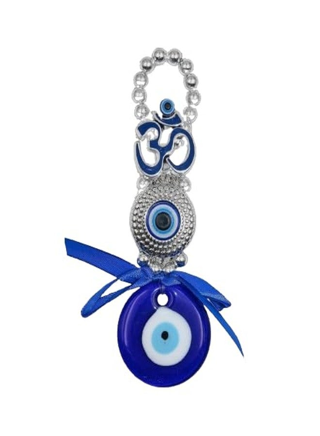 KIRINVEDA Feng Shui Vastu Evil Eye Door Hanging Nazar Suraksha Protection Good Luck Home Office Health Wealth Gifting (Small), Blue - Image 1
