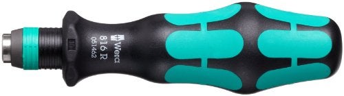 Wera 05051462001 Kraftform 816 R Hexagon Bitholding Screwdriver, Rapidator Quick-Release Chuck, 1/4" Head, 119mm Blade Length - Image 2