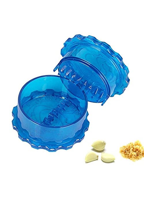 Three Secondz Three Secondz Manual Garlic Presser Mincer with Peeler Garlic Press Crusher Ginger Grinding Grater Kitchen Gadget Random Color  - Image 3