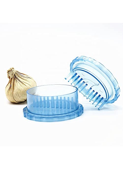 Three Secondz Three Secondz Manual Garlic Presser Mincer with Peeler Garlic Press Crusher Ginger Grinding Grater Kitchen Gadget Random Color  - Image 2