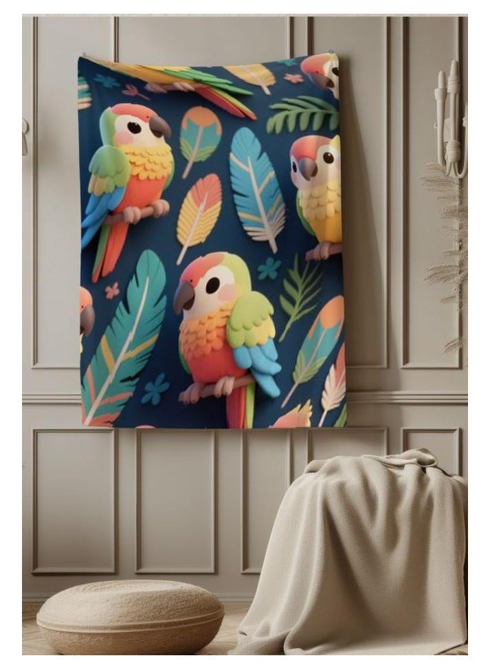 عام بطانية رقيقة من الفانيلا (دافئة ومريحة، ومناسبة للنوم واستخدام الألعاب وإزالة الغبار ومقاومة للرمل) 150 سم * 200 سم - 978 - Image 1