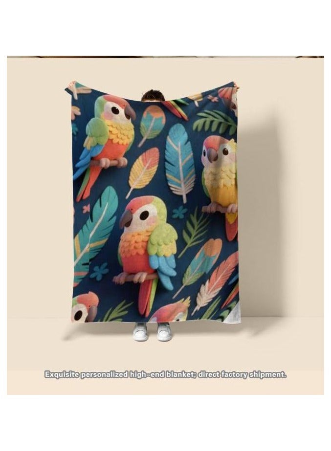 عام بطانية رقيقة من الفانيلا (دافئة ومريحة، ومناسبة للنوم واستخدام الألعاب وإزالة الغبار ومقاومة للرمل) 150 سم * 200 سم - 978 - Image 4