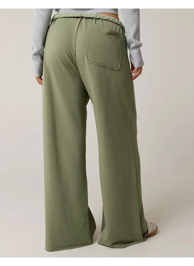 Aerie Wide Leg High Waist Pants