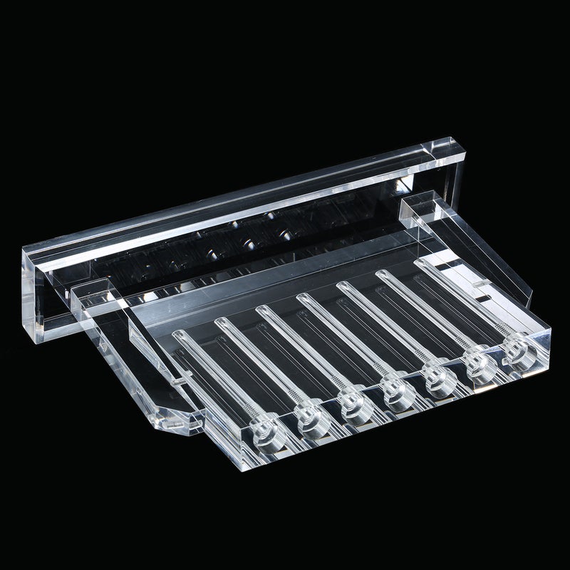 7 Tubes Automobile Oil Quality Comparator Transmission Oil Viscosity Tester Comparator Transparent Glass Tester Demonstration Stand - Image 5