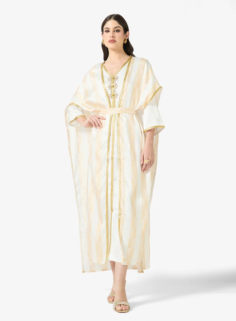 خزانة Embroidered Kaftan