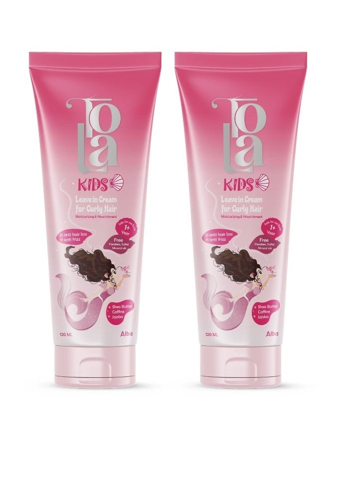 تولا ليف ان  تولا كريم للشعر الكيرلي للاطفال  1+1