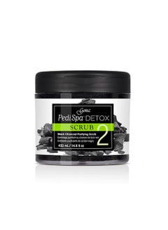 Gena Gena Pedi Spa Detox Black Charcoal Purifying Scrub #2, 14.6 Fluid Ounce 