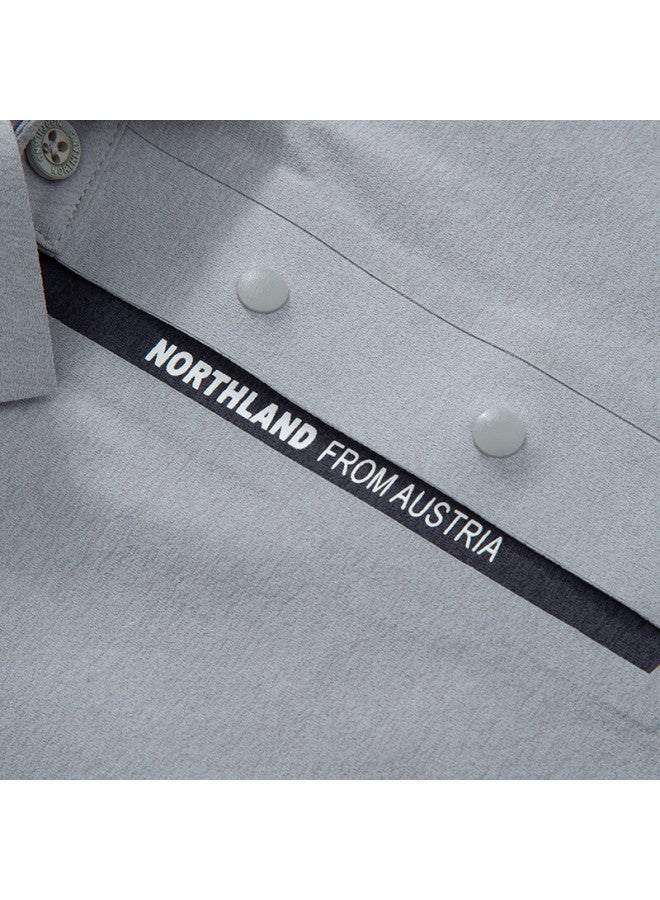 Northland New Men'S Moisture-Wicking Quick-Dry Polo Shirt Outdoor Sun Protection Elastic Antibacterial Turn-Down Collar Short Sleeve T-Shirt Men - Image 5