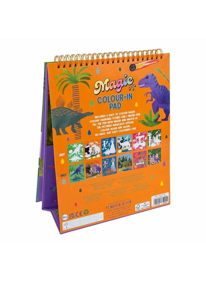 Floss & Rock Colorful Dinosaur Drawing Pad With Pen
