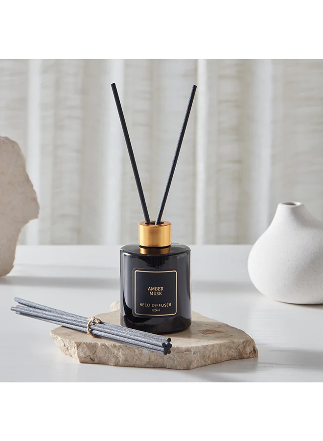 Home Box Midnight Essence Amber Musk Reed Diffuser 120 ml
