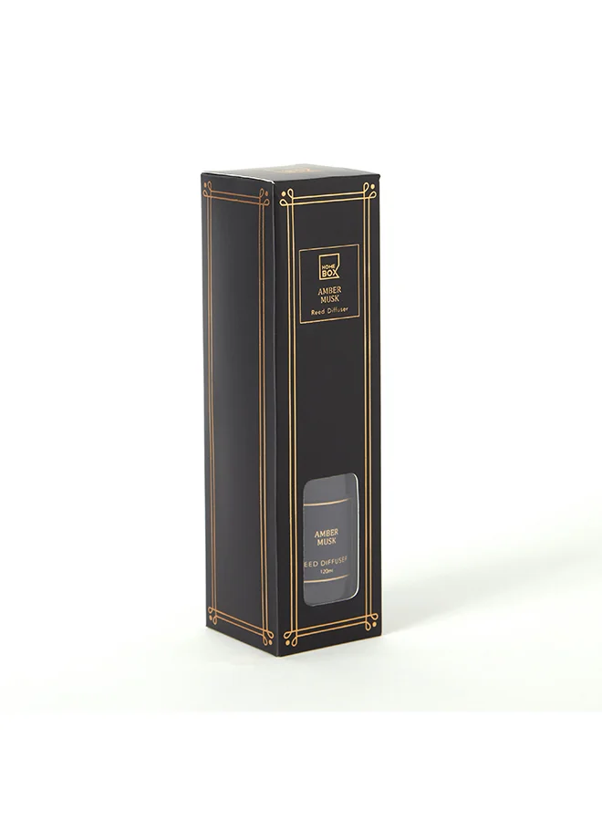 Home Box Midnight Essence Amber Musk Reed Diffuser 120 ml