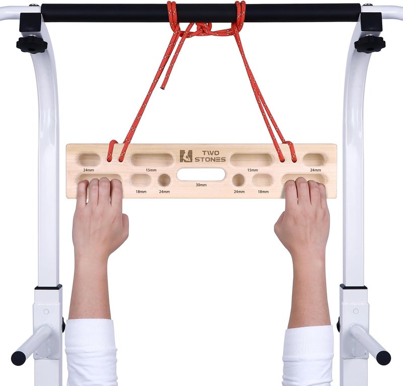 TWO STONES Portable Hangboard for Rock Climbing Training - Indoor and Outdoor - Image 1