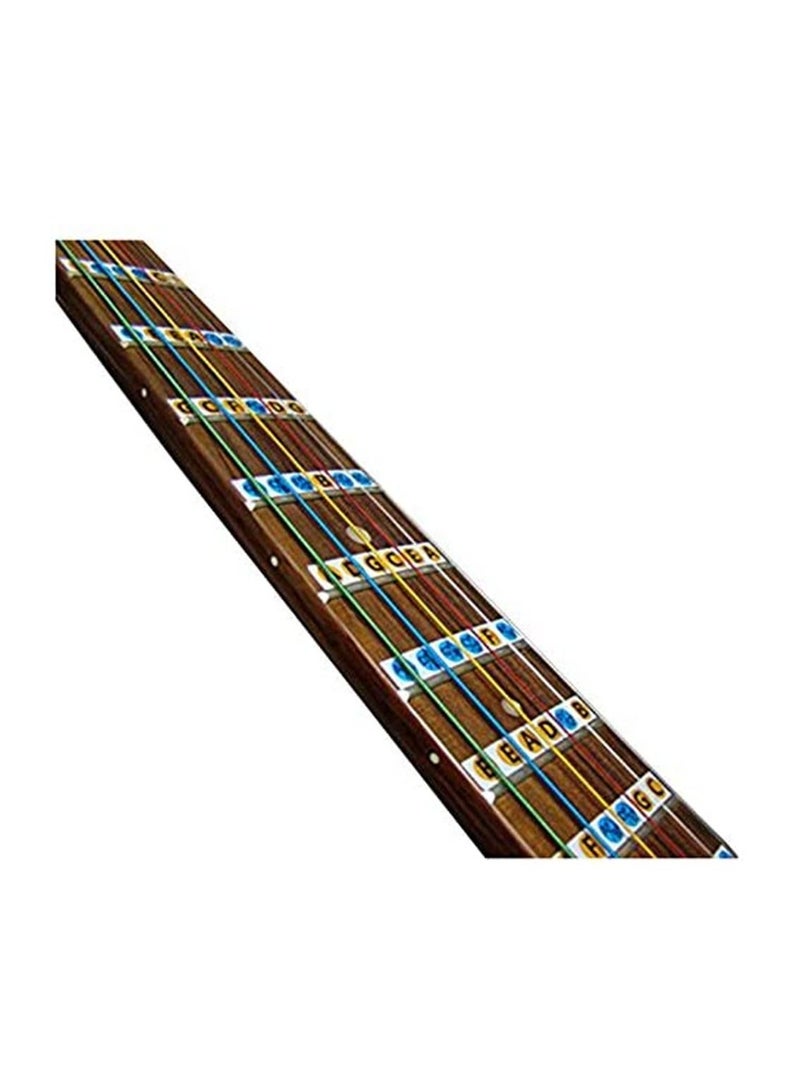 Click to open expanded view Mike Music Guitar Fretboard Note Decals Fingerboard Frets Map Sticker for Beginner Learner Practice Fit 6 Strings Acoustic Electric Guitar(Guitar-Multicolor) - Image 5