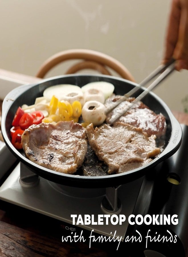 TECHEF - Korean BBQ Nonstick Grill Pan, KBBQ Grill Pan, PFOA-Free, Dishwasher Oven Safe, Made in Korea - Image 3