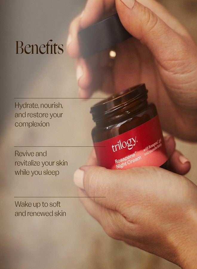 Trilogy Rosapene Night Cream, Deeply Nourishing & Restoring Natural Active Blend, 2.0 fl oz - Image 3