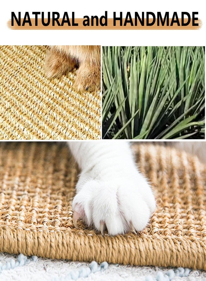 Oncpcare 4PCS Rabbit Scratch Mat - Natural Bunny Scratching Pad for Claws & Teeth Care, Cages & Pet Cage Bedding, 16x12 - Image 4