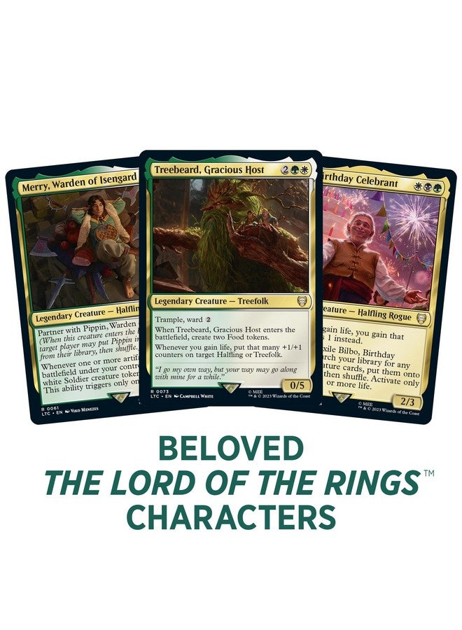 Magic the Gathering Magic The Gathering The Lord of The Rings: Tales of Middle-Earth Commander Deck 2 + Collector Booster Sample Pack  - Image 5