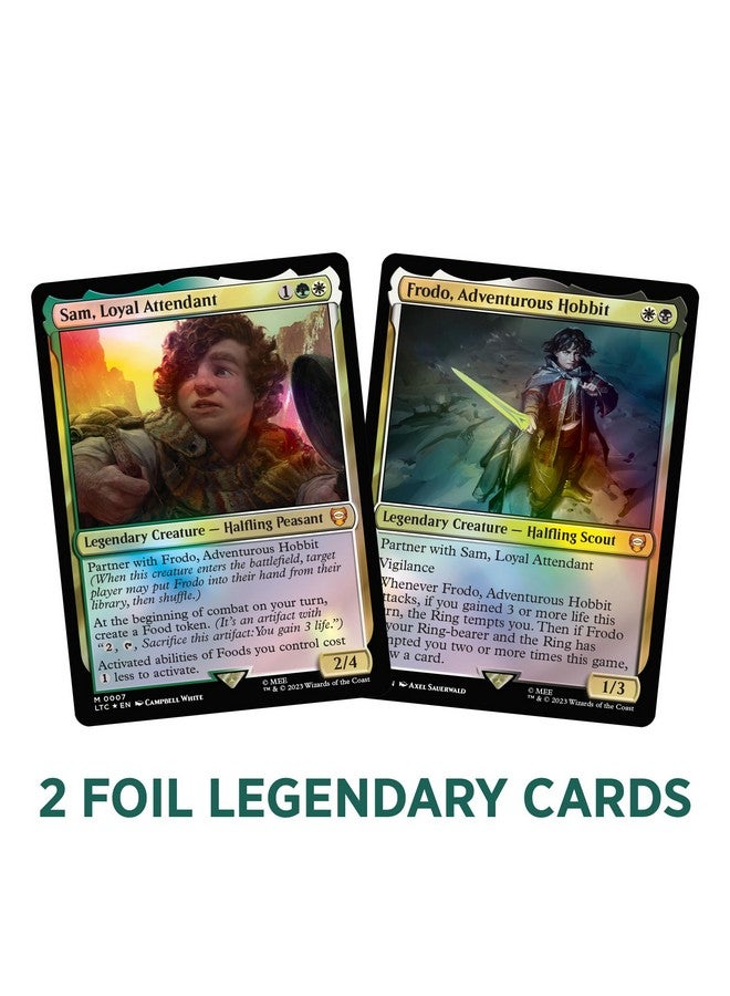 Magic the Gathering Magic The Gathering The Lord of The Rings: Tales of Middle-Earth Commander Deck 2 + Collector Booster Sample Pack  - Image 3