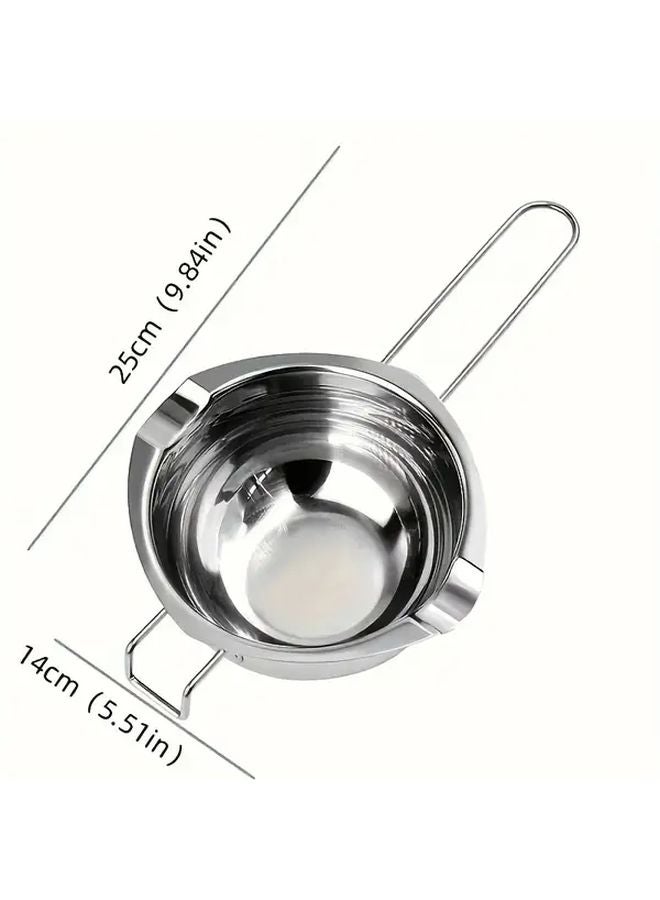 1pc Stainless Steel Double Boiler Melting Pot Heat Resistant For Chocolate Cheese Wax - Image 3