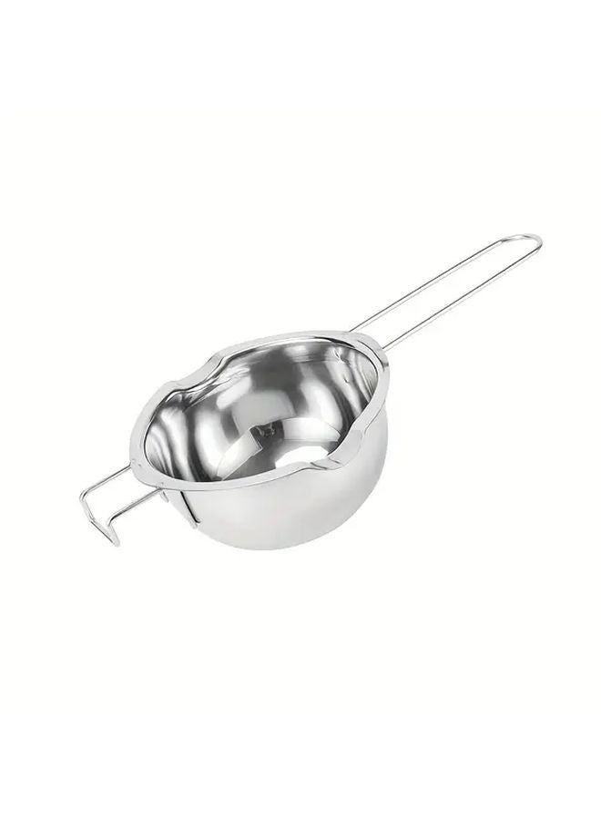 1pc Stainless Steel Double Boiler Melting Pot Heat Resistant For Chocolate Cheese Wax - Image 1