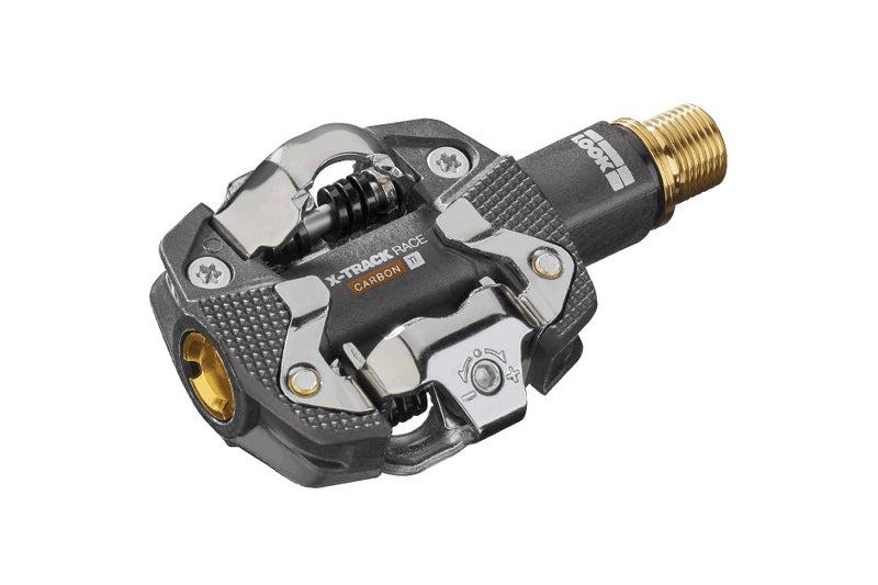 LOOK Cycle - X-Track Race Carbon Ti MTB Bike Pedals - Standard SPD Mechanism Compatible - Carbon Body, Titanium Axle - Clipless Pedal - Large Platform - Extremely Reliable Ultralight Clip in Pedals - Image 1