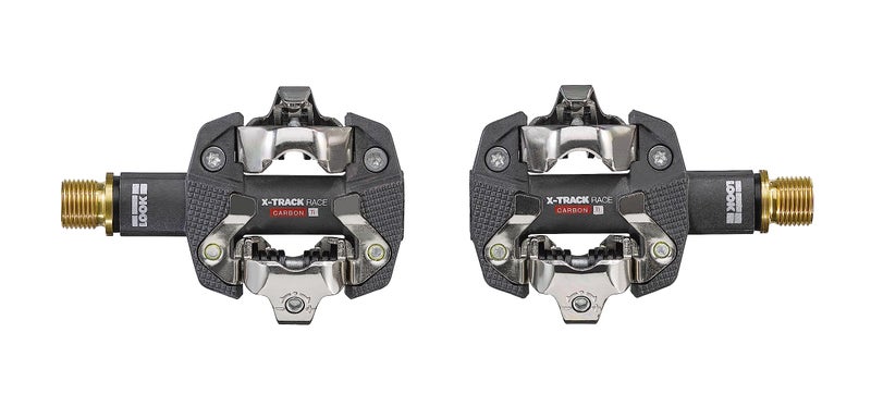 LOOK Cycle - X-Track Race Carbon Ti MTB Bike Pedals - Standard SPD Mechanism Compatible - Carbon Body, Titanium Axle - Clipless Pedal - Large Platform - Extremely Reliable Ultralight Clip in Pedals - Image 4