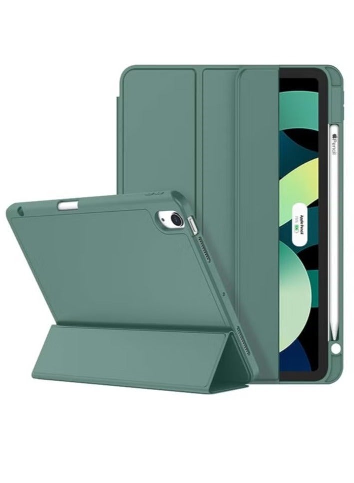 JAJEEK Case for iPad 10th Generation 10.9 Inch (2022 Model)  Slim Stand Hard Back Shell Cover with Auto Wake/Sleep Function, Durable Protection, Lightweight, and Stylish – Precise Cutouts for Easy Access to Ports, Buttons & Camera – Perfect Fit for iPad 10.9” 10th Gen Dark Green - Image 1