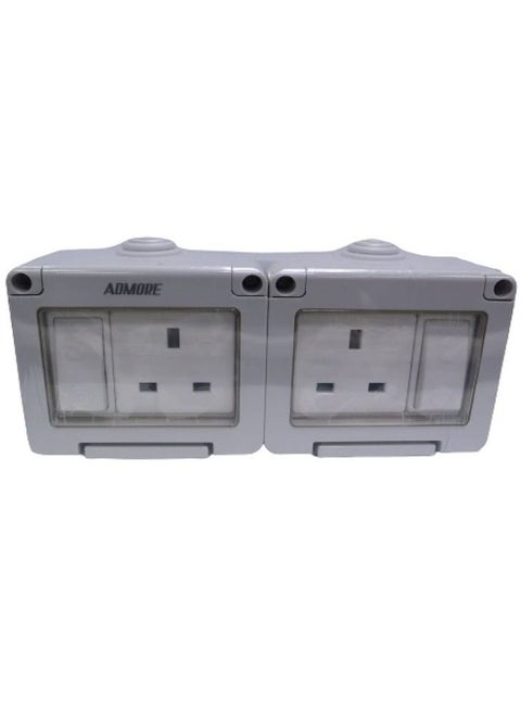 13A Weatherproof Switch Socket 2G (IP55)