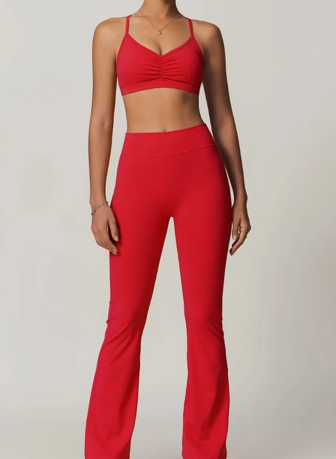 KAWN.YOGA Womens V-Neck Sports Bra