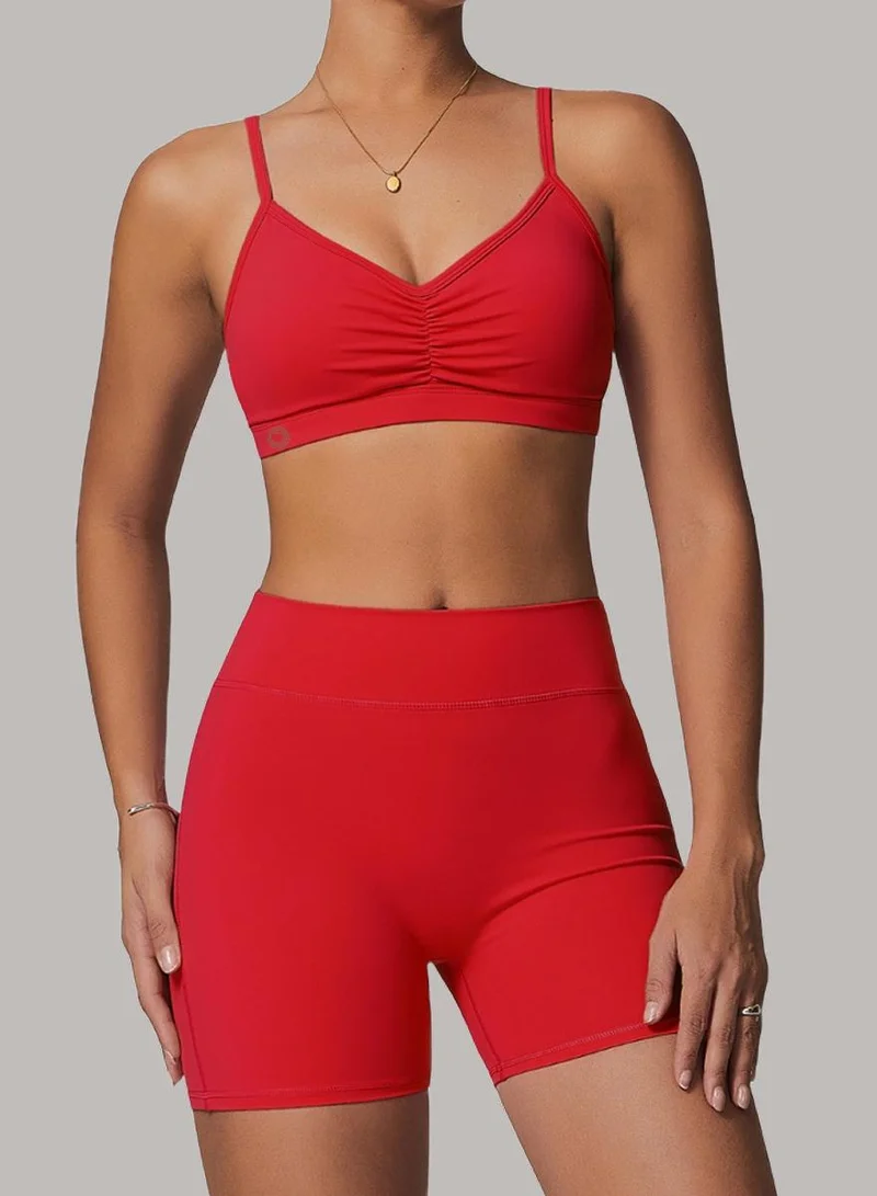 Womens V-Neck Sports Bra