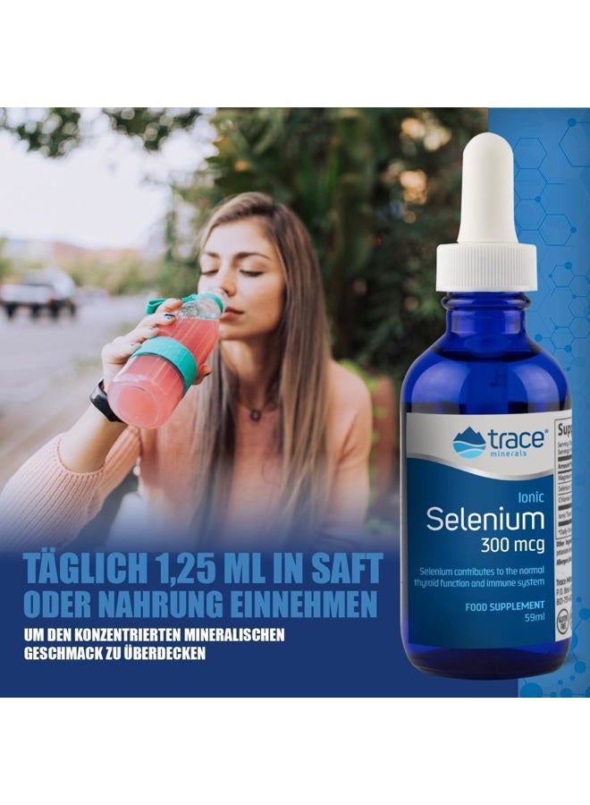 Trace Minerals Liquid Ionic Selenium 300 mcg Dietary Supplement | Antioxidant, Supports Immunity, Thyroid Health | Vegan, Gluten Free, Non-GMO | 2 fl oz (1 pack), 48 servings - Image 4