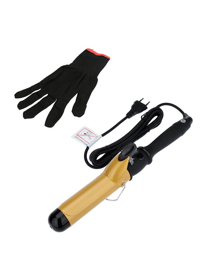 نيبمينينت جهاز كي سيراميك أسطواني لتجعيد الشعر (قابس أوروبي) ذهبي/ أسود - Image 1