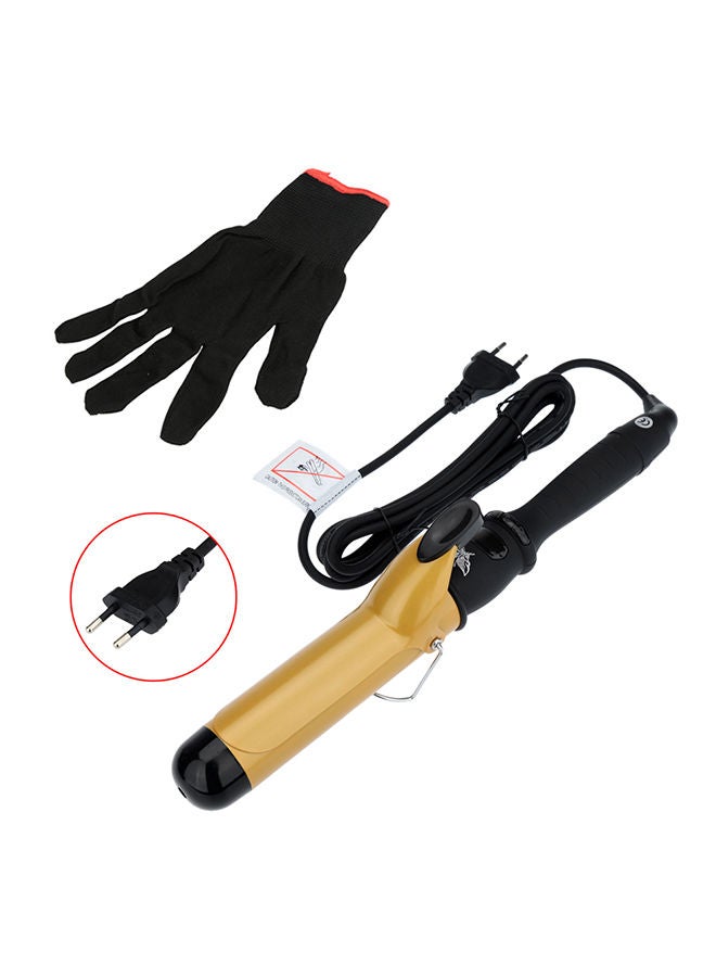 نيبمينينت جهاز كي سيراميك أسطواني لتجعيد الشعر (قابس أوروبي) ذهبي/ أسود - Image 4