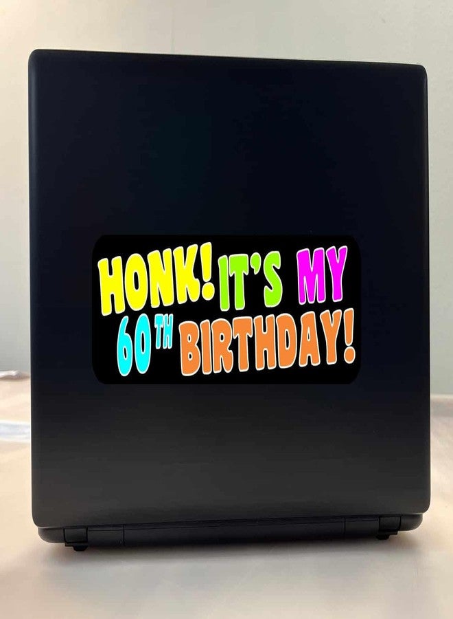 StickerTalk ملصق فينيل StickerTalk مكتوب عليه "عيد ميلادي الستون"، مقاس 10 بوصات × 3 بوصات - Image 3
