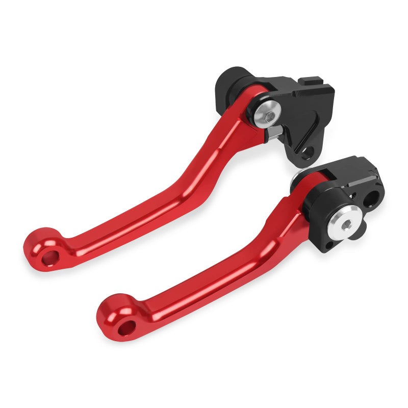 Generic HAONEL Short Brake Clutch Lever Sets CNC Aluminum Compatible with Honda CRF150F CRF230F 2003-2017 / CRF250F 2019-2022 2 Finger Levers Motorcycle Accessories  - Image 1