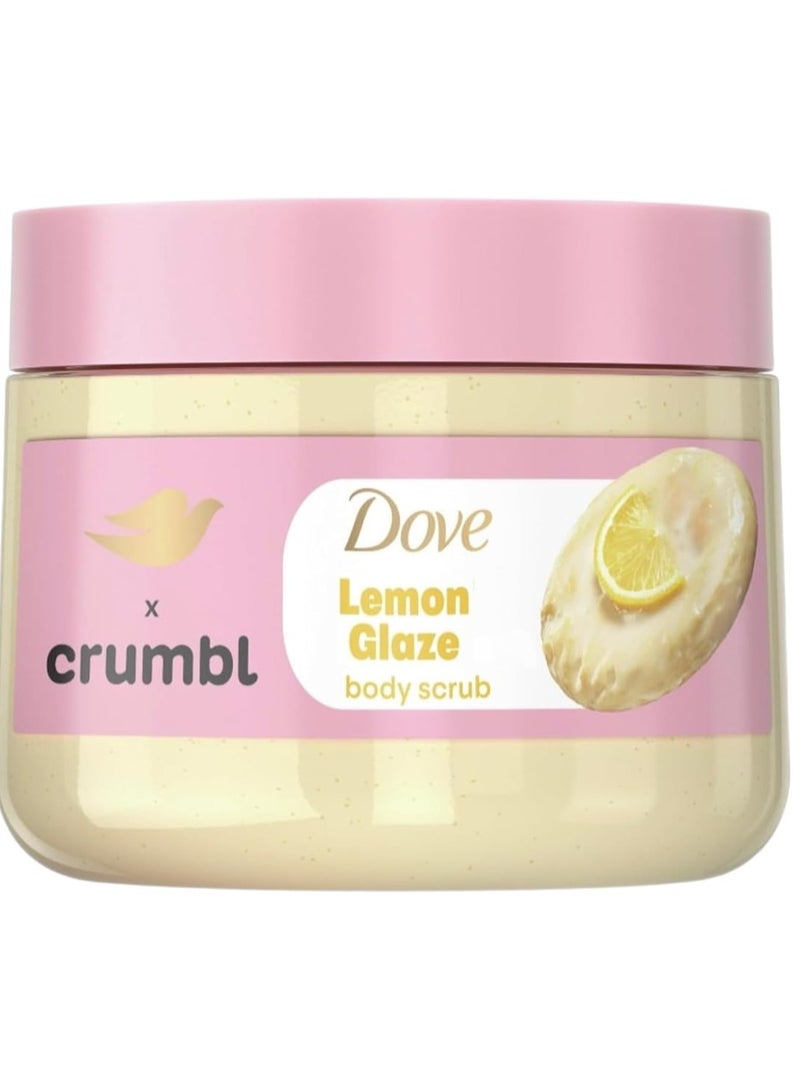 دوف مقشر الجسم دوف كرامبل بنكهة كعكة الليمون، 15 أونصة، إصدار محدود جديد - Image 1