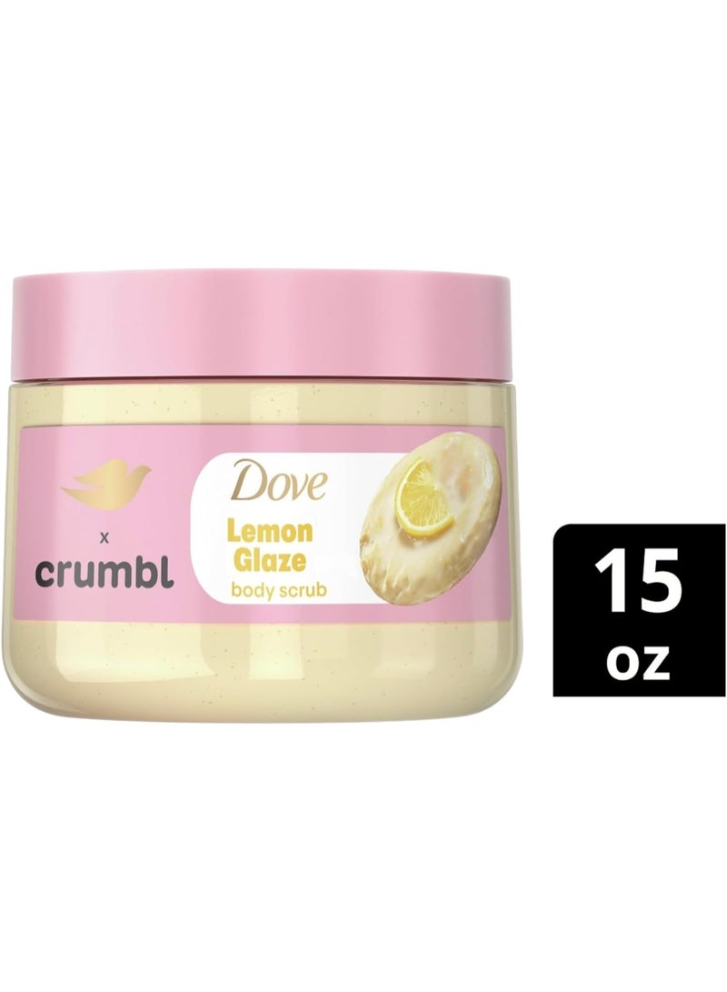 دوف مقشر الجسم دوف كرامبل بنكهة كعكة الليمون، 15 أونصة، إصدار محدود جديد - Image 3